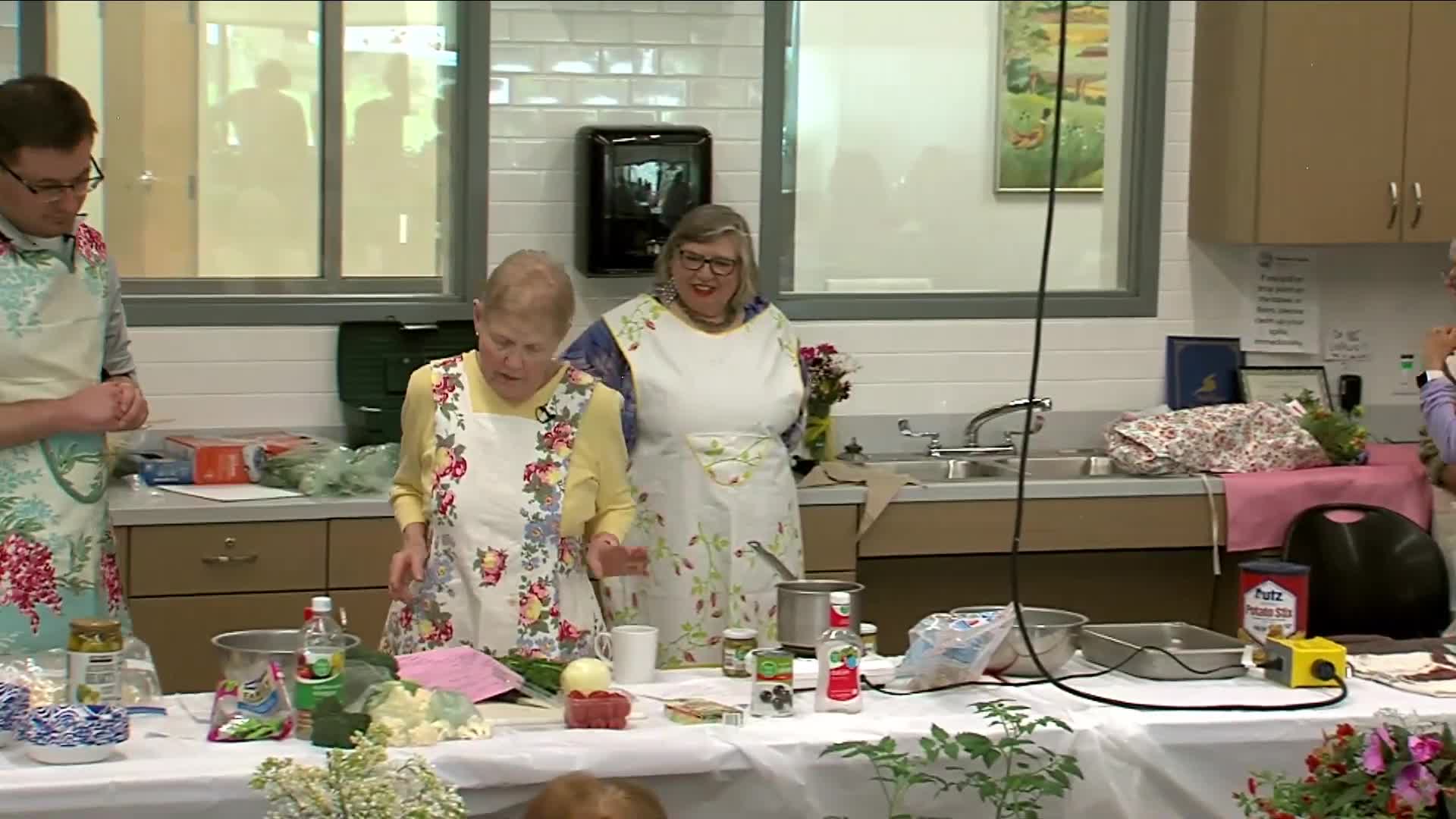 Culinary demonstration highlights marinated salads and local shrimp recipes