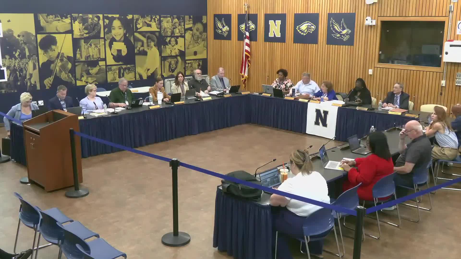 Board shortens public-comment time, adopts model policy updates after heated debate