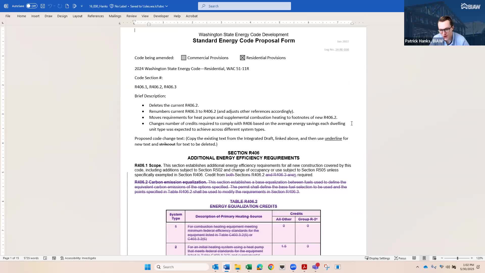 Energy Code Panel debates heating efficiency and fuel credit disparities