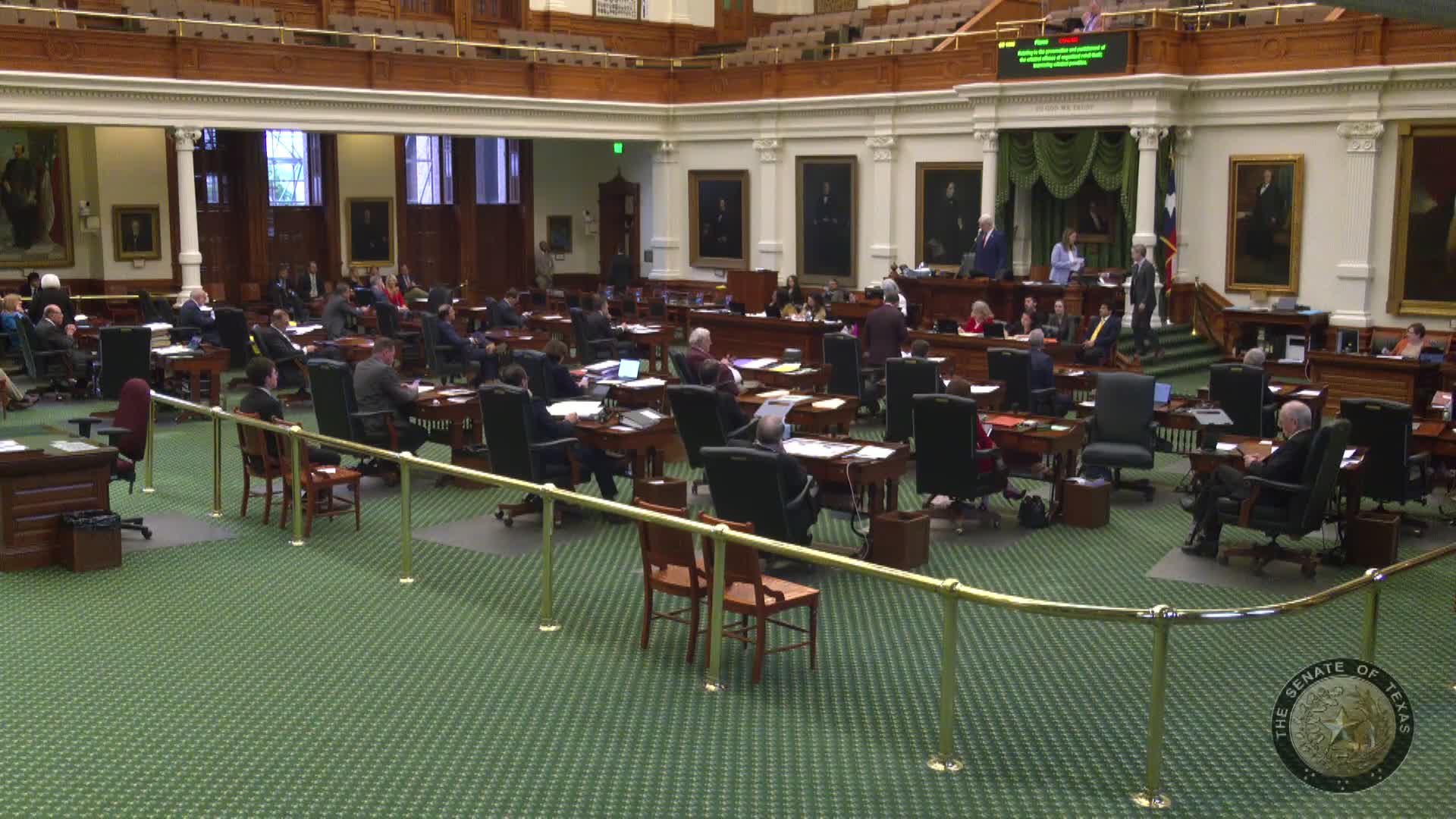Senate adopts amendments to combat organized retail theft and related legislation