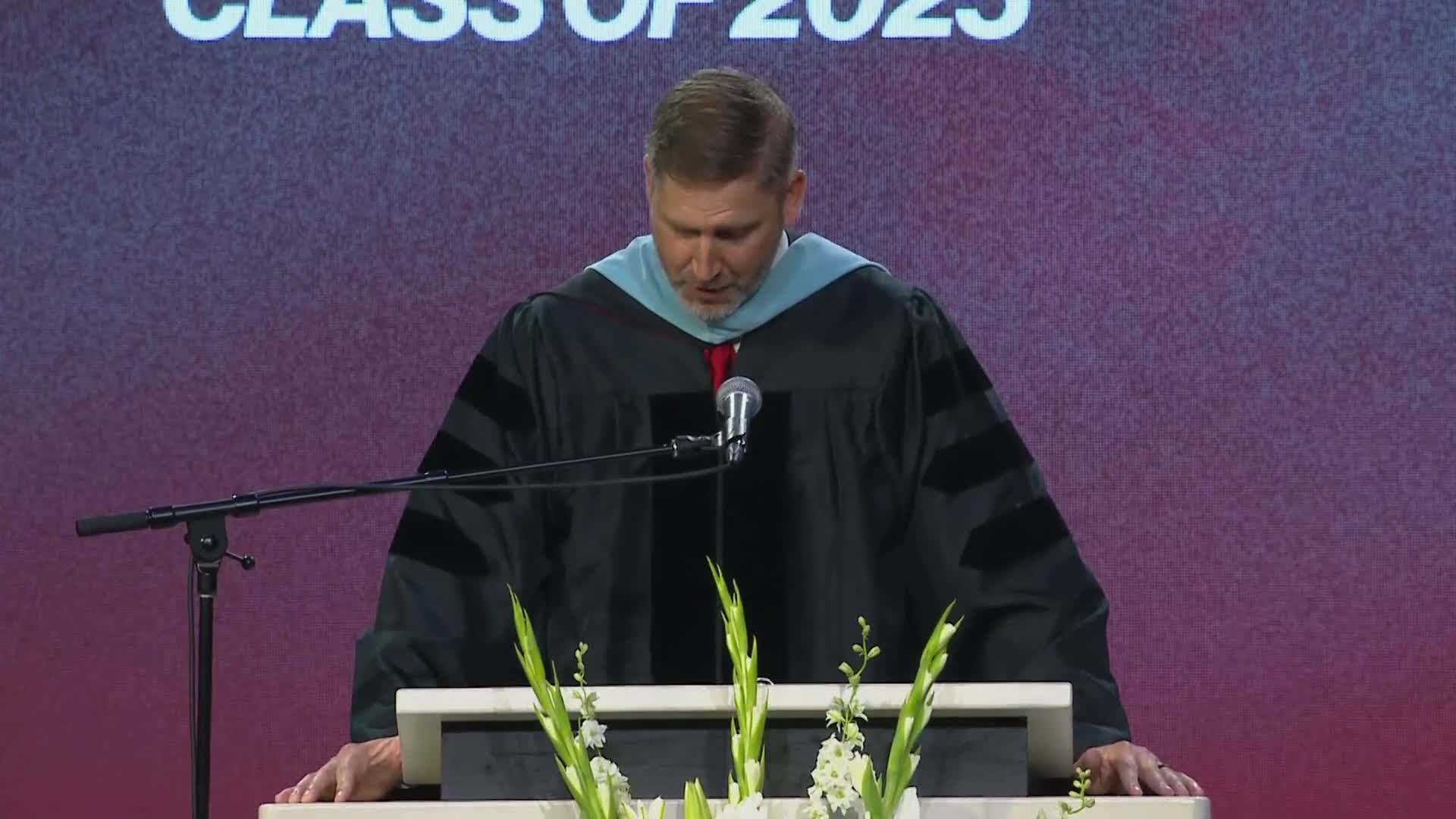 Rustburg Community Celebrates Graduation with Pledge by SCA President Ben Thomas