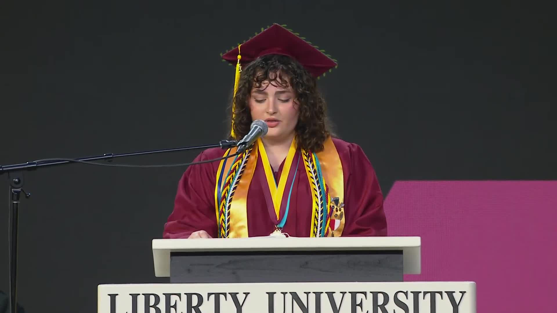 Graduation speech encourages embracing curiosity and life's lessons from childhood stories