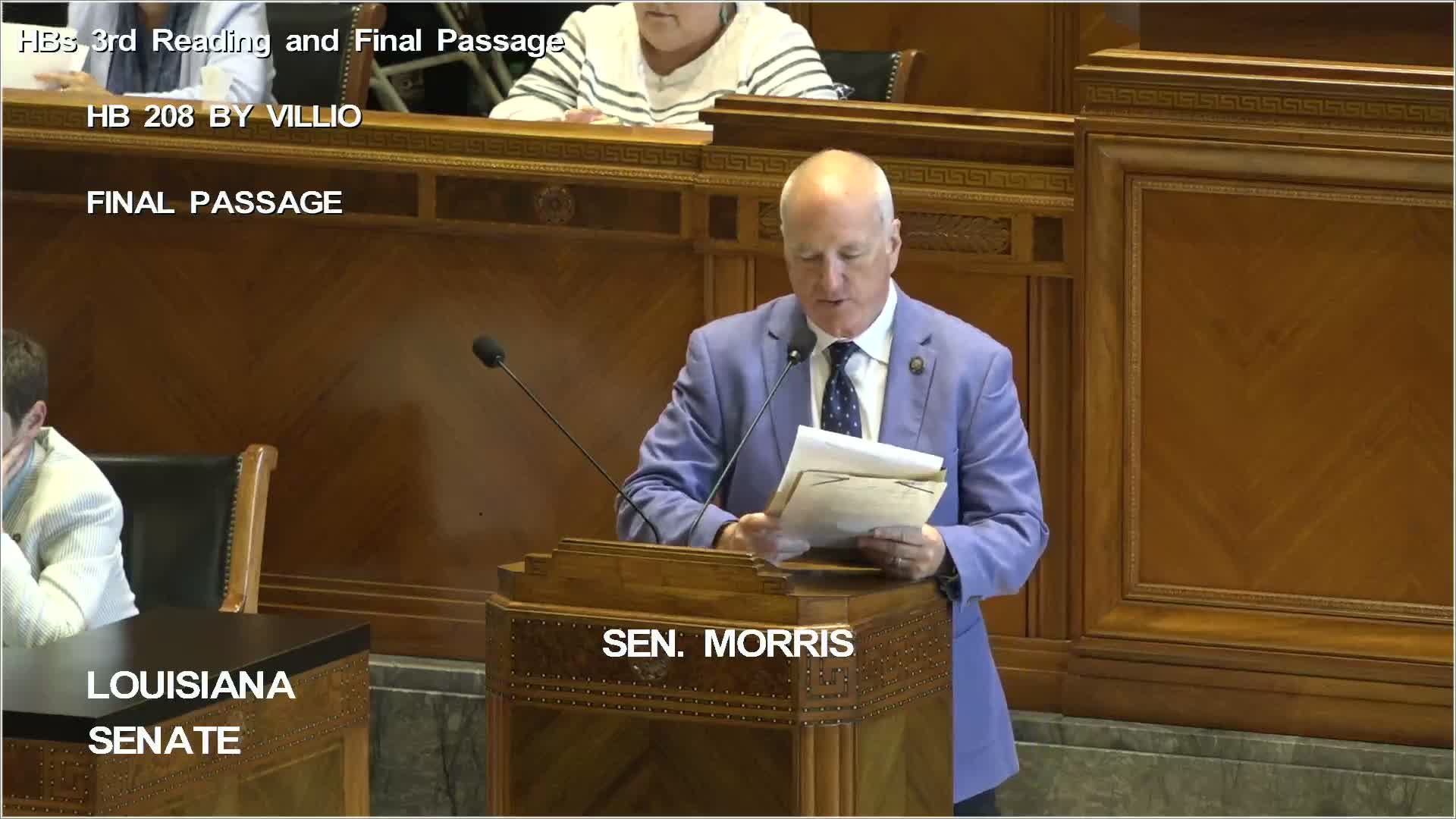 Senate passes House Bill 208 with support from DA's and Sheriffs Association
