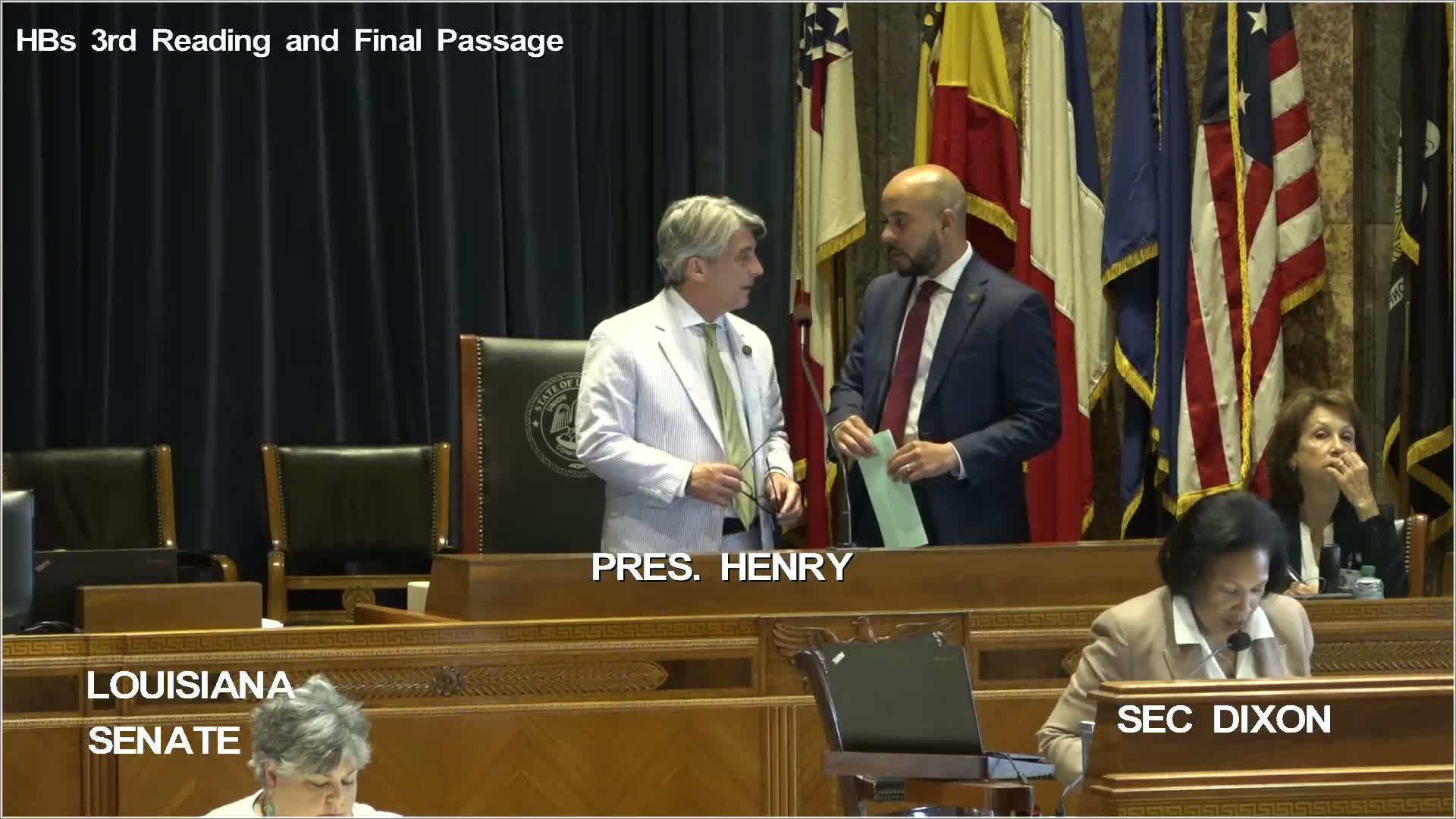 Louisiana Senate approves multiple bills including healthcare and ethics measures