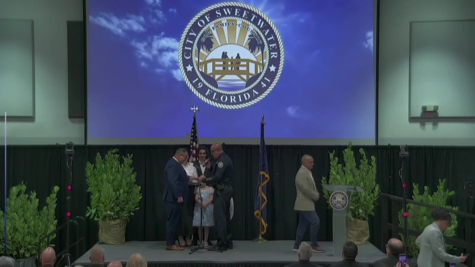 Marcos Antonio Villanueva sworn in as commissioner of Sweetwater Florida