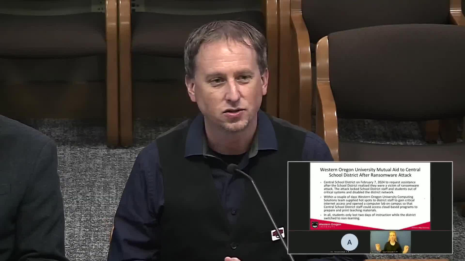 Western Oregon University implements emergency network for local school district's internet crisis