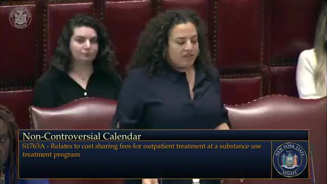 Senate approves $250 cap on out‑of‑pocket costs for outpatient substance use disorder treatment