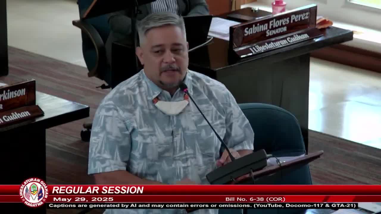 Senator Advocates for Training Facilities for Special Olympians in Guam