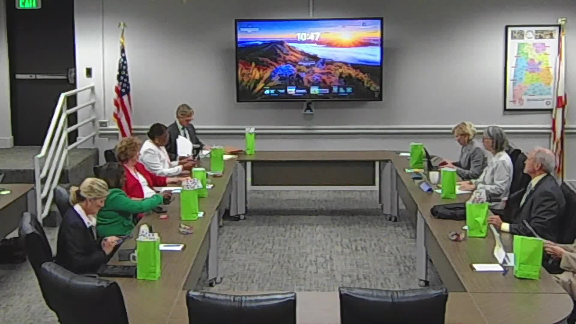 Doctor Alan Wong leads prayer for Alabama Department of Education meeting