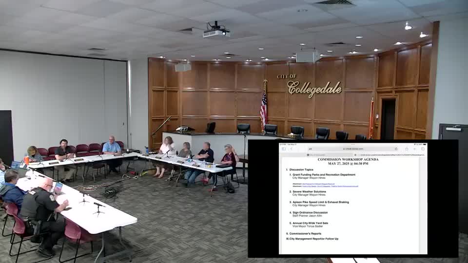 Commission reviews sign ordinance changes: cabinet signs, monument size and temporary signage