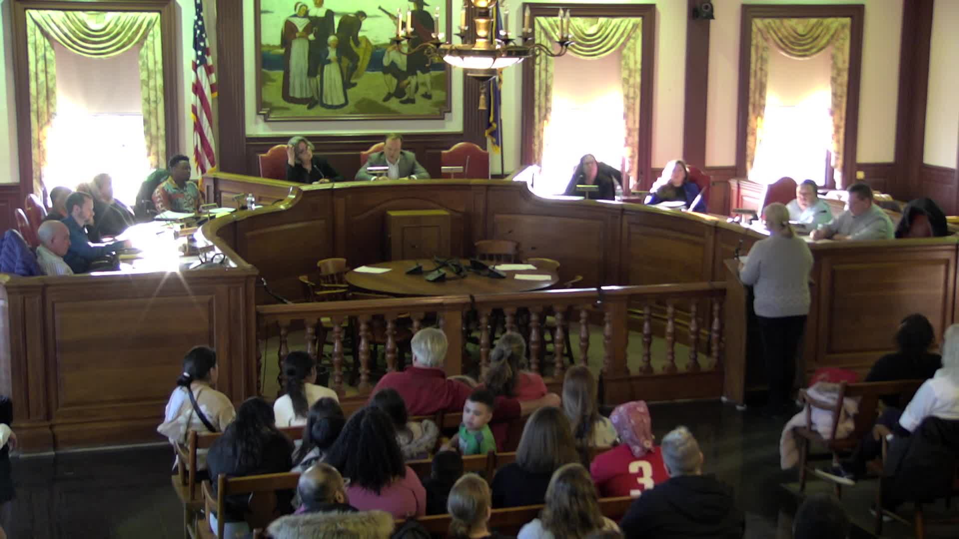 Stratford community rallies against school cutbacks on librarians and reading specialists