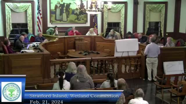 Bill Kenny outlines wetland preservation strategies for proposed residential development project