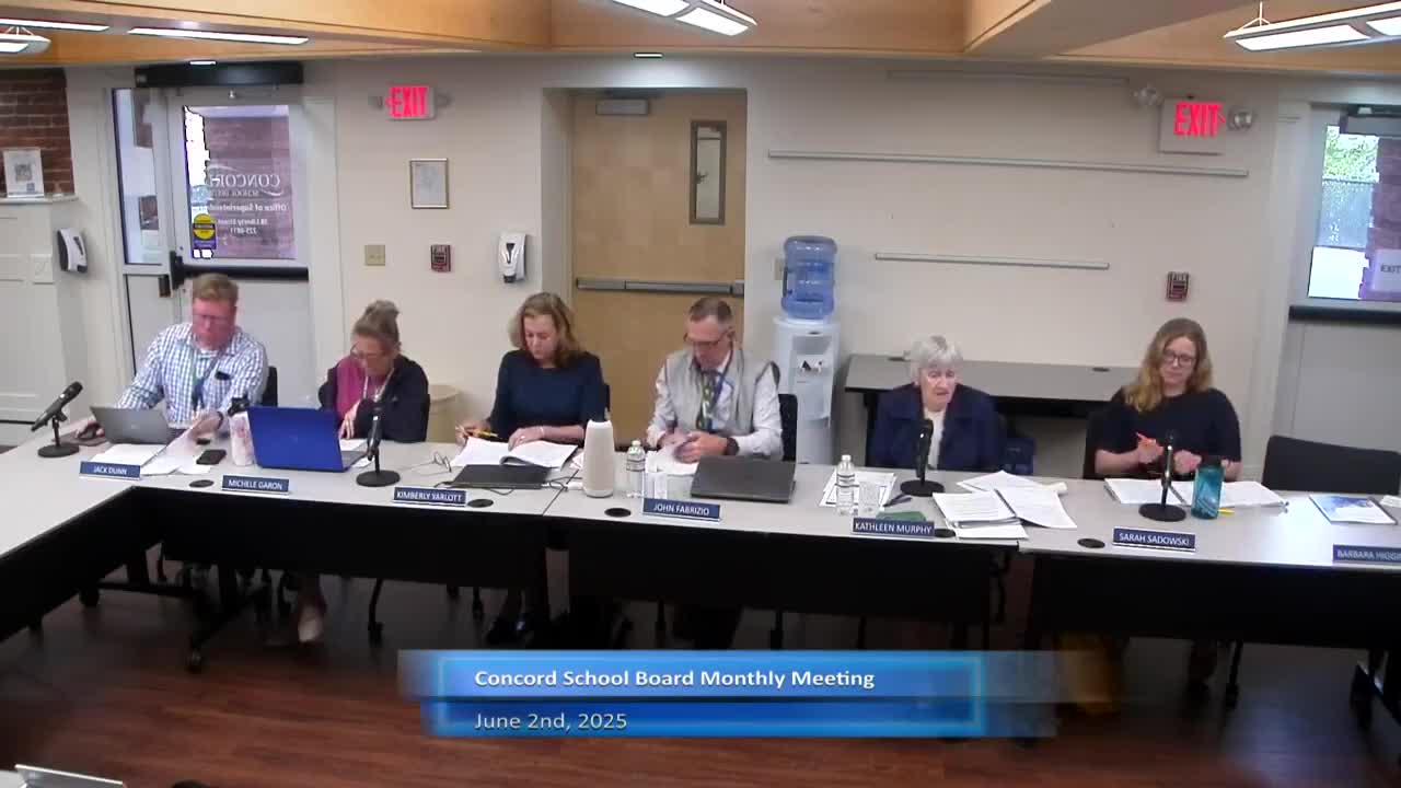 Concord board votes to sign federal ‘general assurances’; superintendent to send cover letter