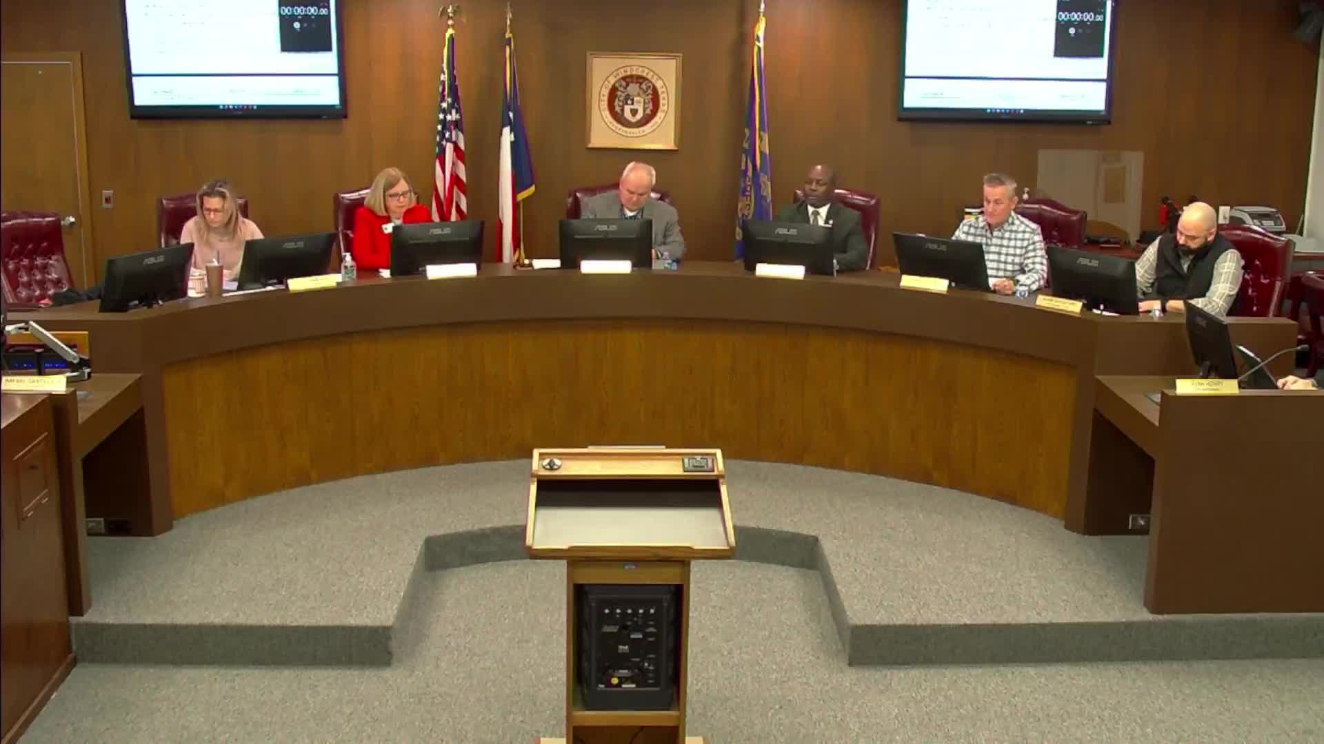 Council discusses annual employee surveys and ethics-code procedures after public comments urging transparency