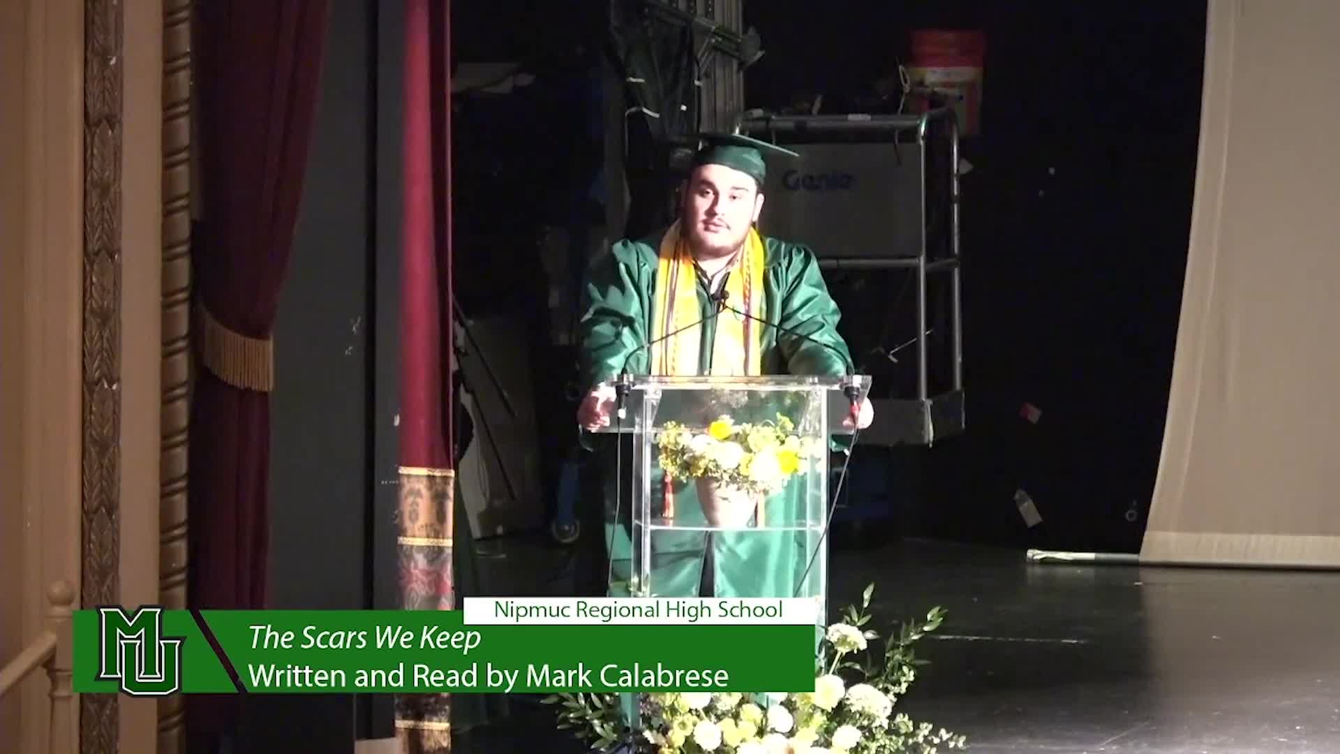 Nipmuc graduation speech reflects on resilience and identity through scars