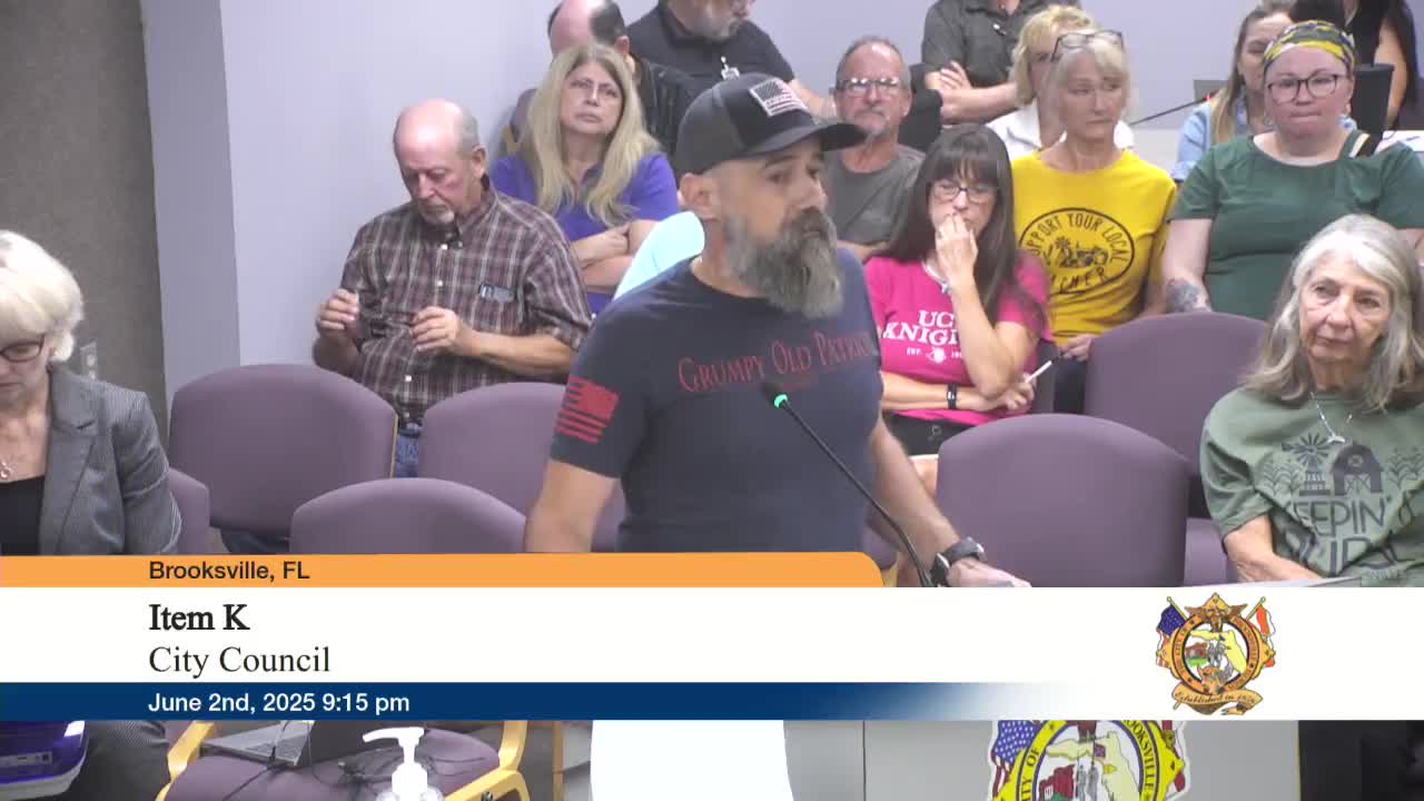 Residents express concerns over proposed Brooksville development and flooding risks