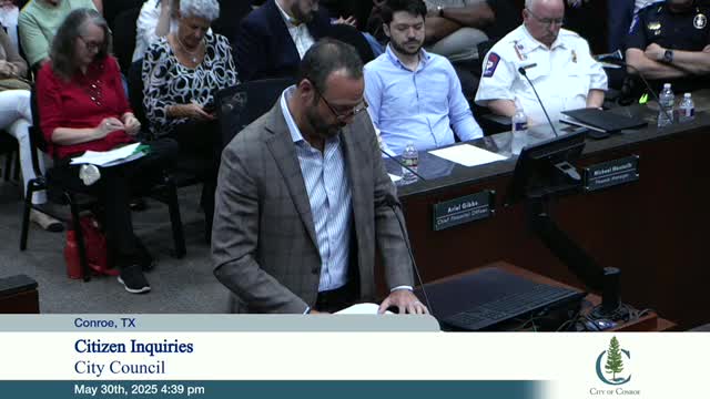 Conroe City Council debates 45-day delay on citywide development moratorium