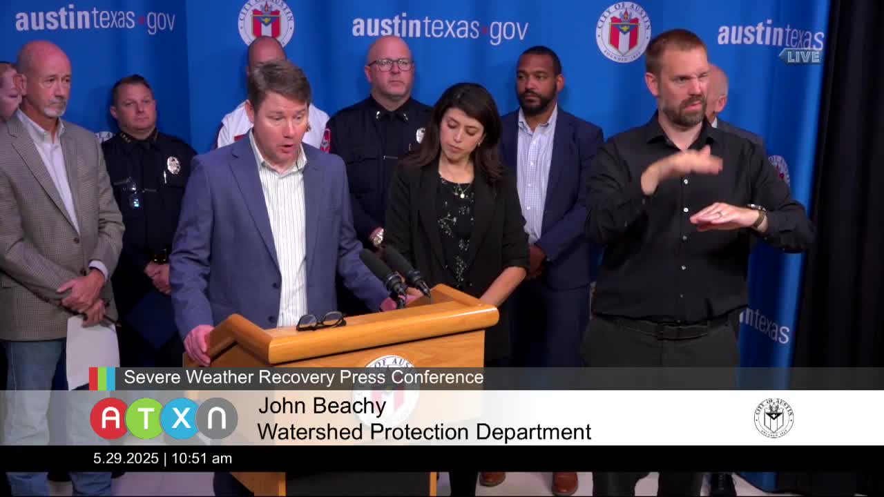 Austin's emergency services respond to severe flooding and rescues amid storm damage