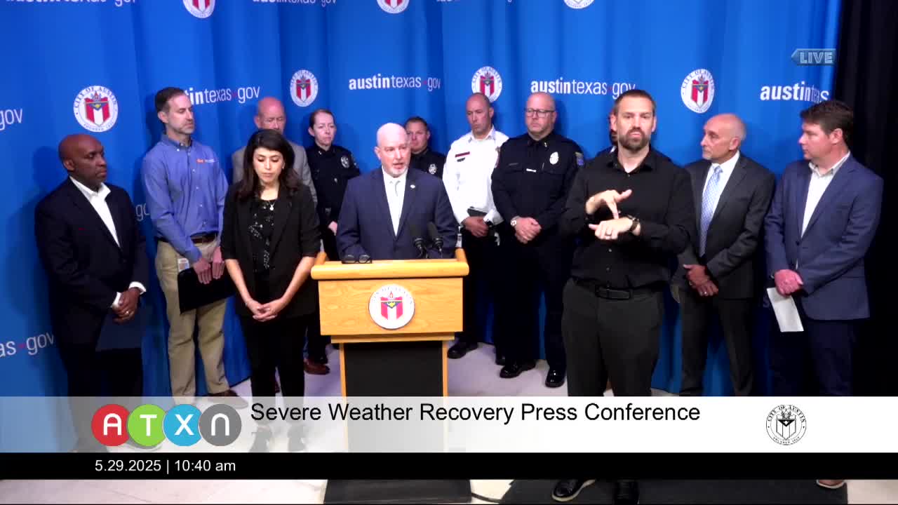 Austin Energy updates on storm damage and ongoing power restoration efforts