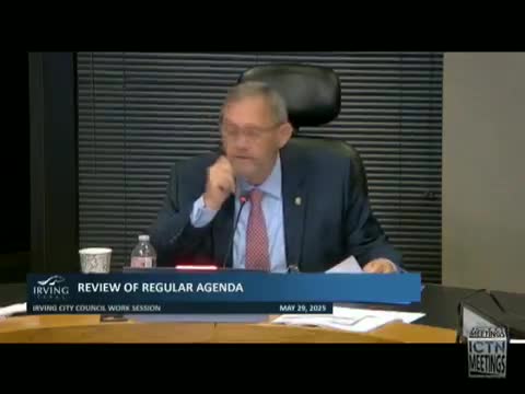 Irving City Council approves grant application for crime victims and $800K road project