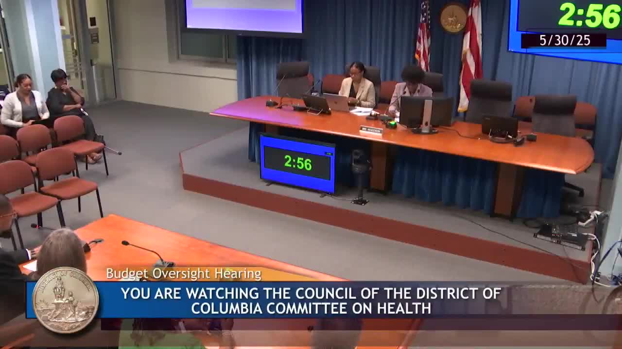 Doctor Beers urges DC Council to restore funding for children's behavioral health services