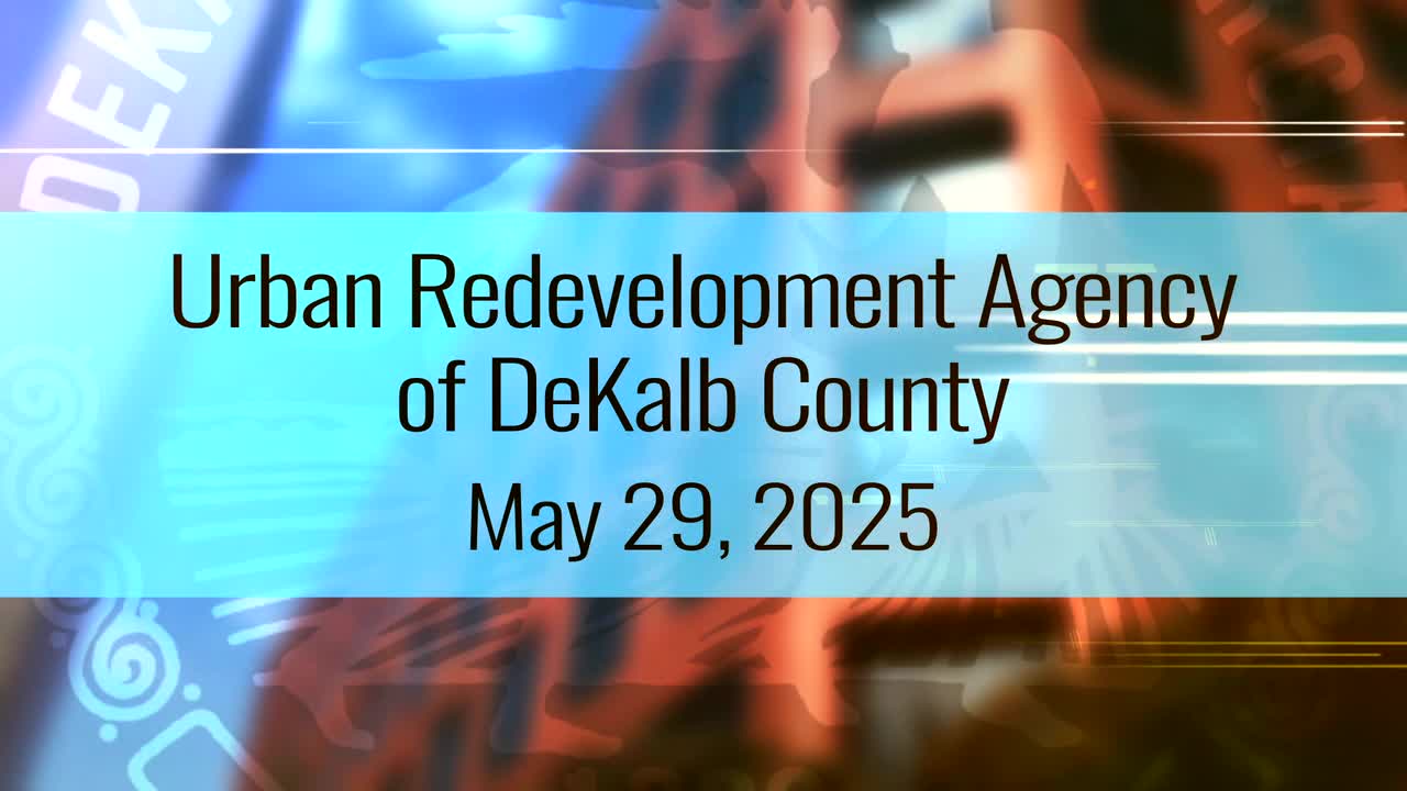 DeKalb County Urban Redevelopment Agency approves $19 million bond for property acquisition
