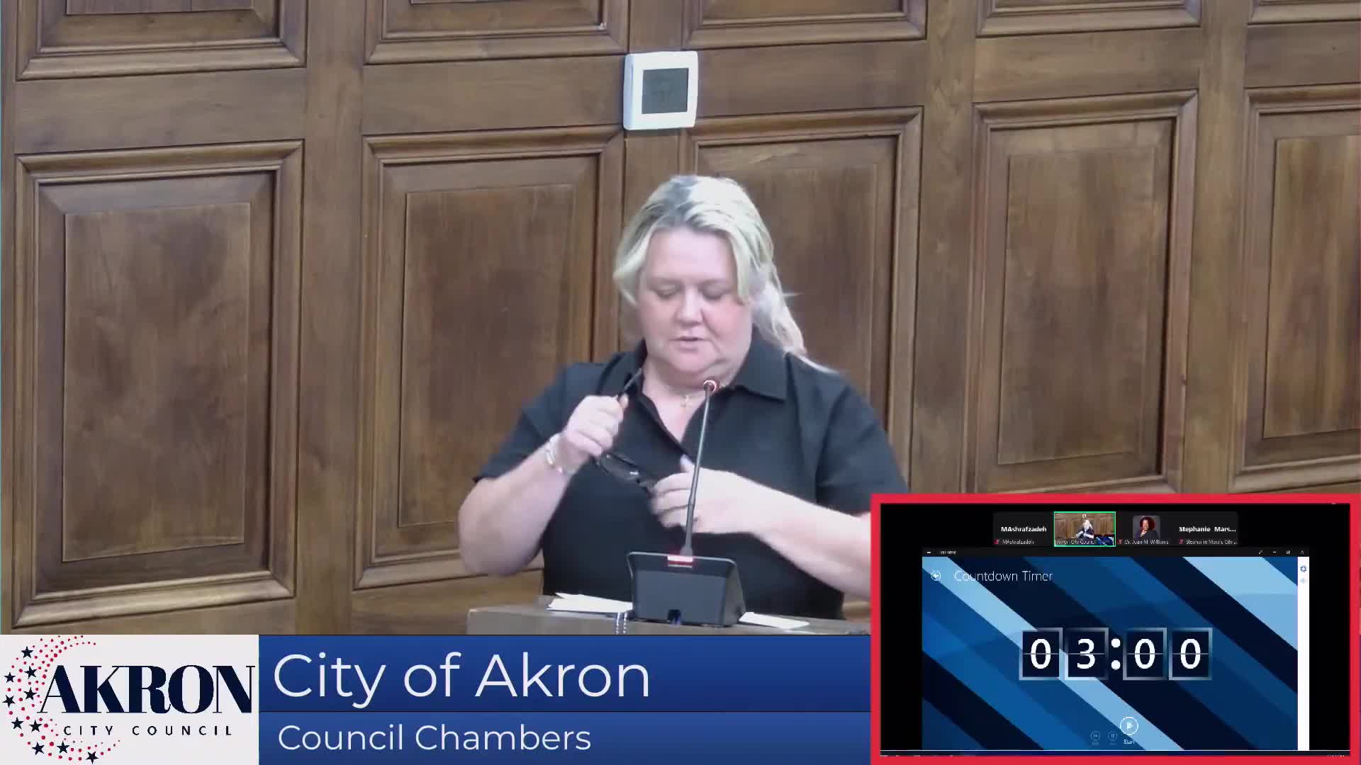 Akron community members confront FOP pres Brian Lucy over police misconduct and tensions