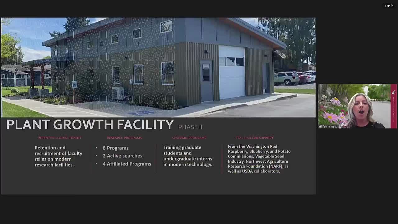 WSU research center seeks support for Skagit County agricultural project funding