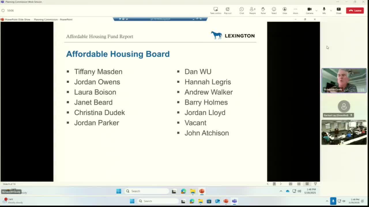 Affordable Housing Fund Board in Lexington approves new allocations to support low-income populations