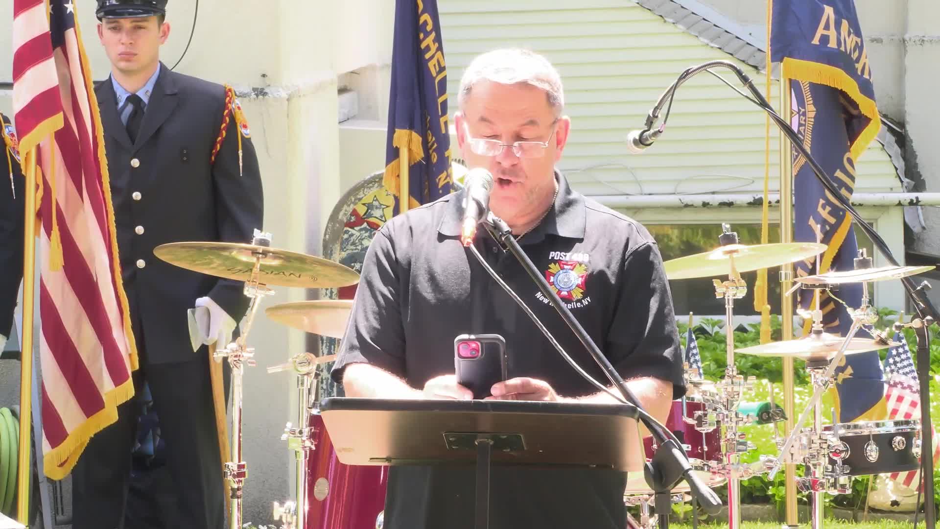 Local leaders commemorate veterans during memorial service in New Rochelle