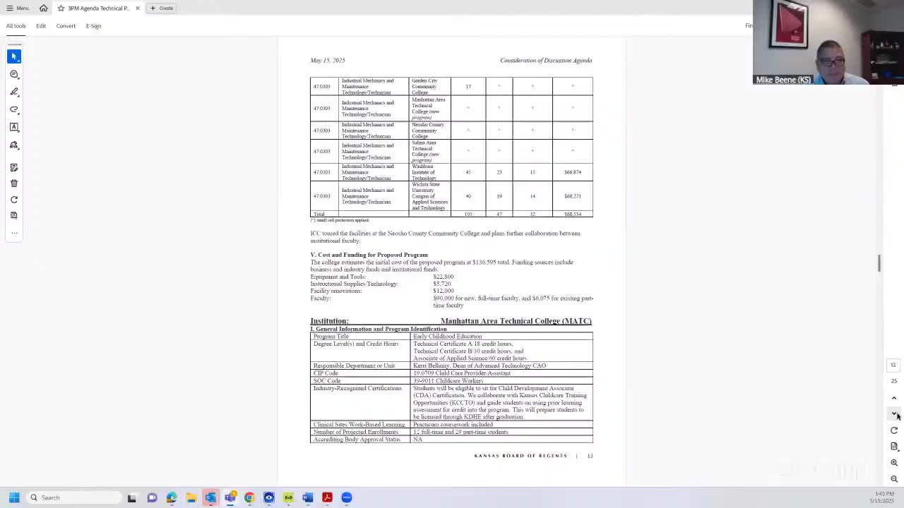Manhattan Area Technical College proposes plumbing program; college says graduates will be prepared to sit for journeyman exam after experience