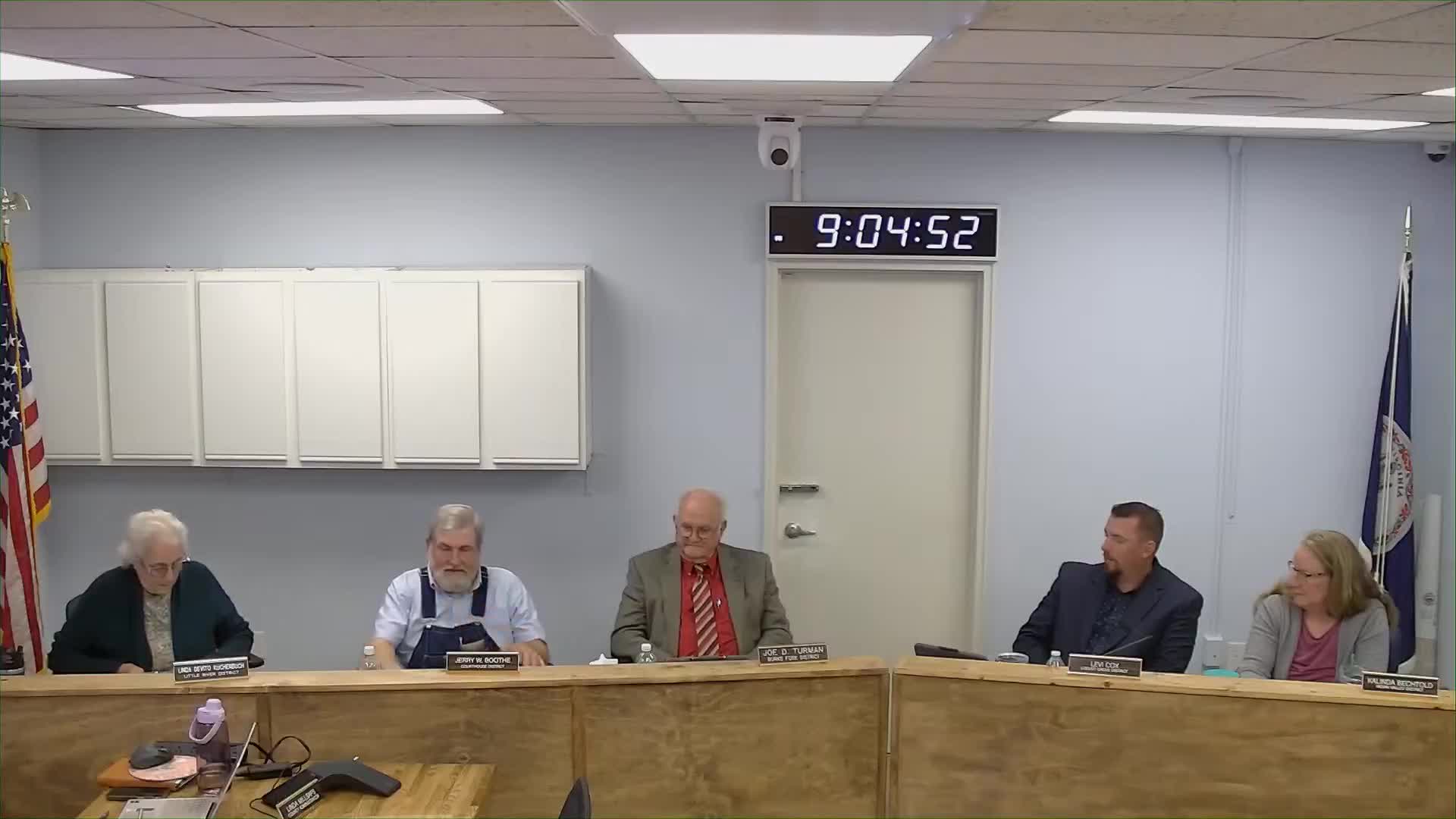 Board adopts FY26 budget after amendments; parks and recreation staffing moved to contingency for further justification