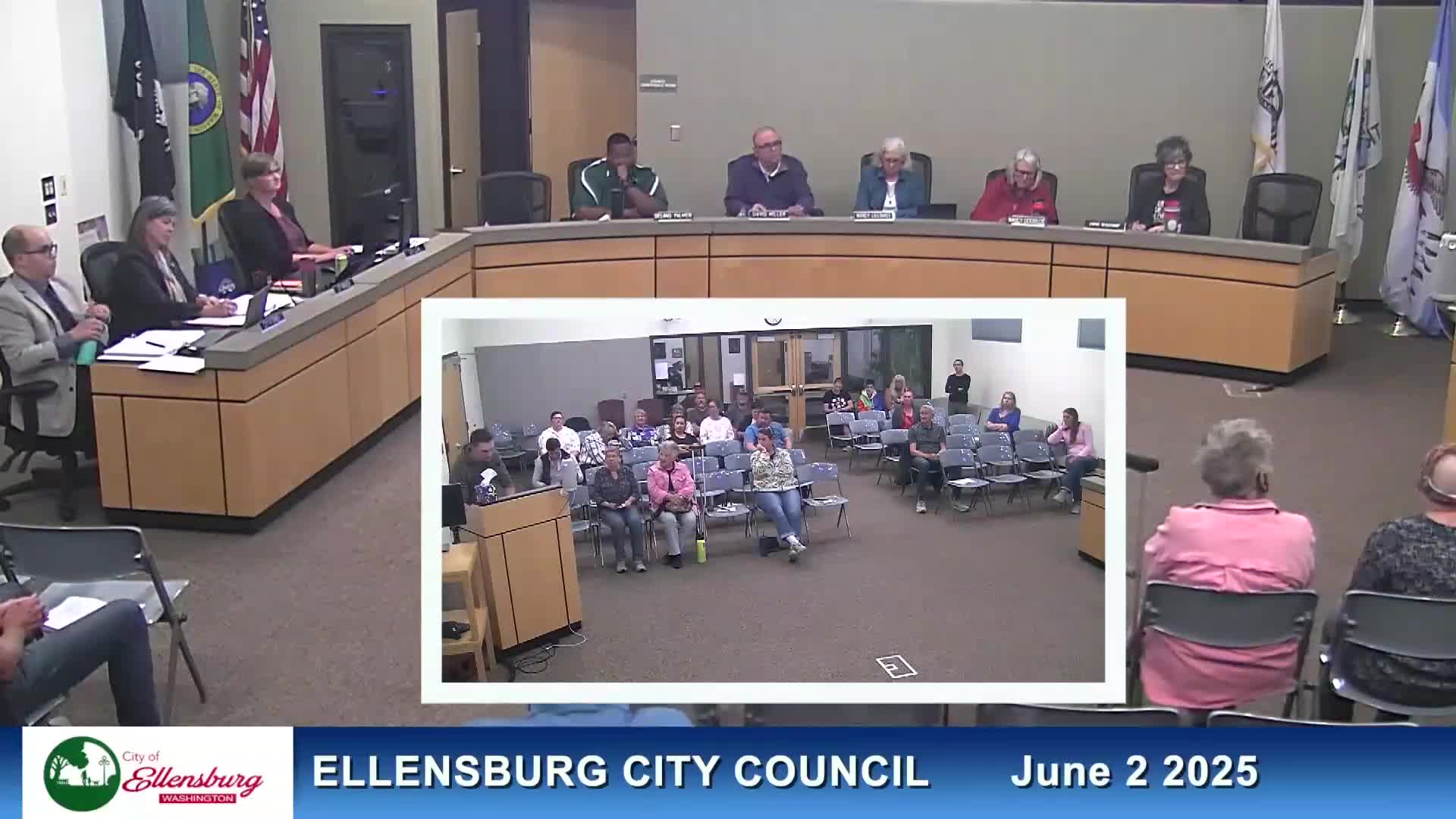 Logan Cook addresses Ellensburg City Council on resident concerns