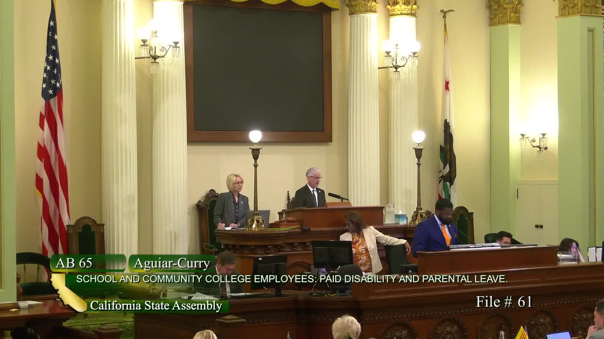 California Assembly passes several key education and healthcare bills