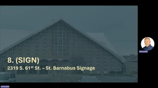 Plan commission allows temporary signs for Saint Barnabas consolidation, sets removal upon final consolidation