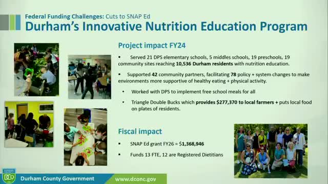 Durham Health Directors Address HIV Rise and Community Health Programs Funding