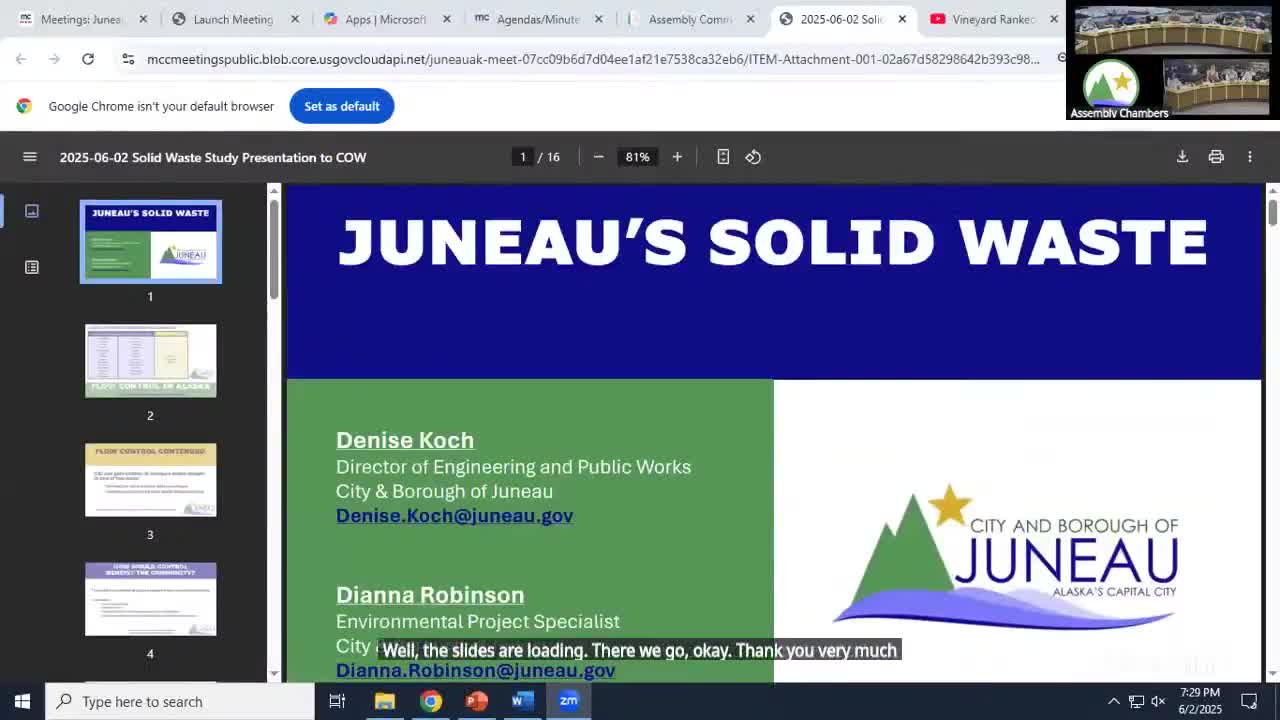 Juneau evaluates waste management options amid landfill closure concerns