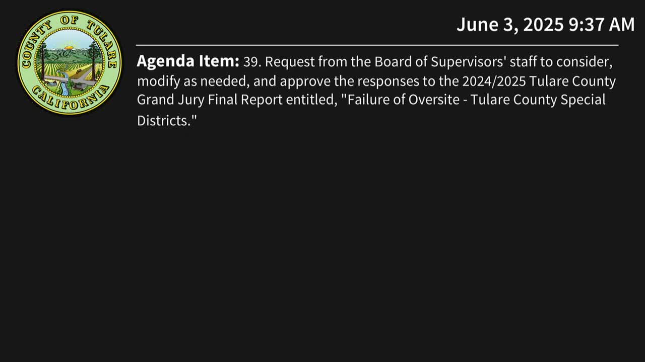 Tulare County Supervisors approve investigation into Slurry Cemetery District complaints