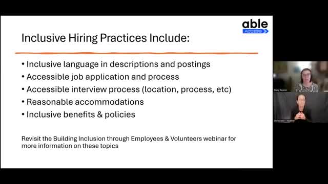 ABLE South Carolina emphasizes diversity in job postings and accessibility initiatives