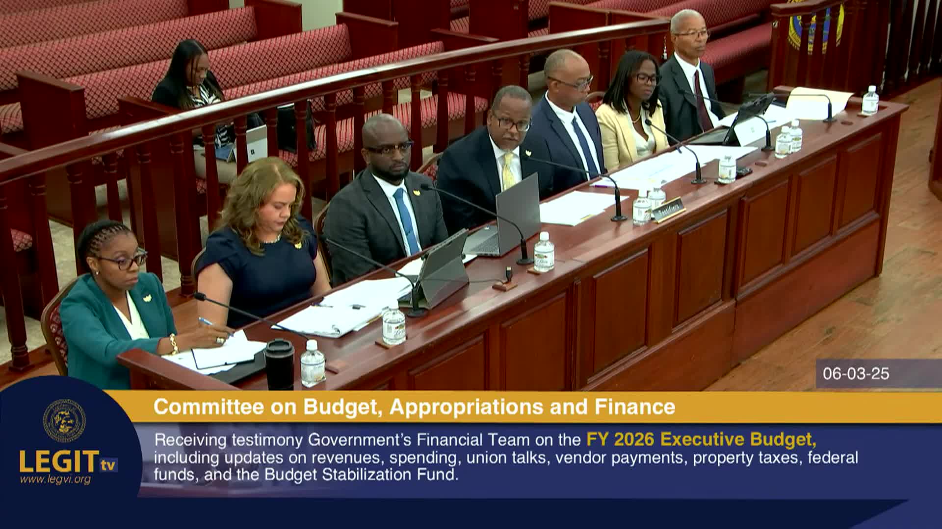 Senators address Virgin Islands National Guard pension and budget finance issues