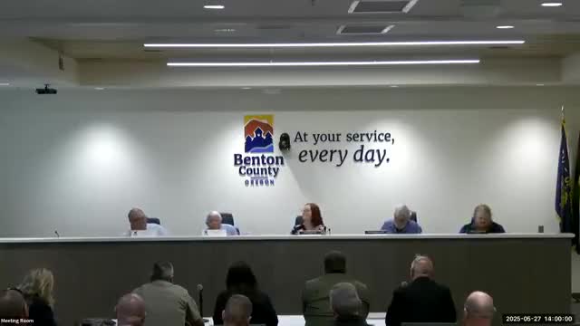 Benton County Sheriff's Office presents significant budget adjustments amid operational challenges