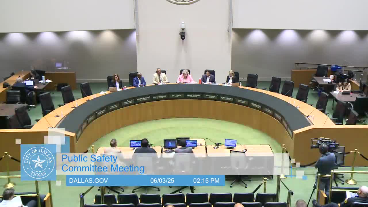 Dallas City Council advances officer pay recommendations for public safety personnel