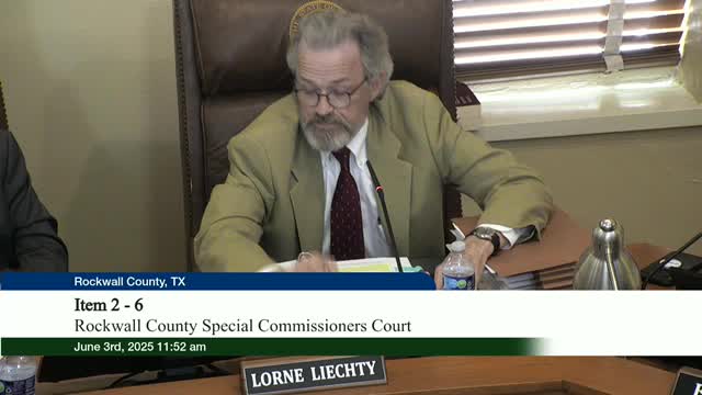 Rockwall County Commission Disapproves River Rock Trails Plats Due to Safety Concerns
