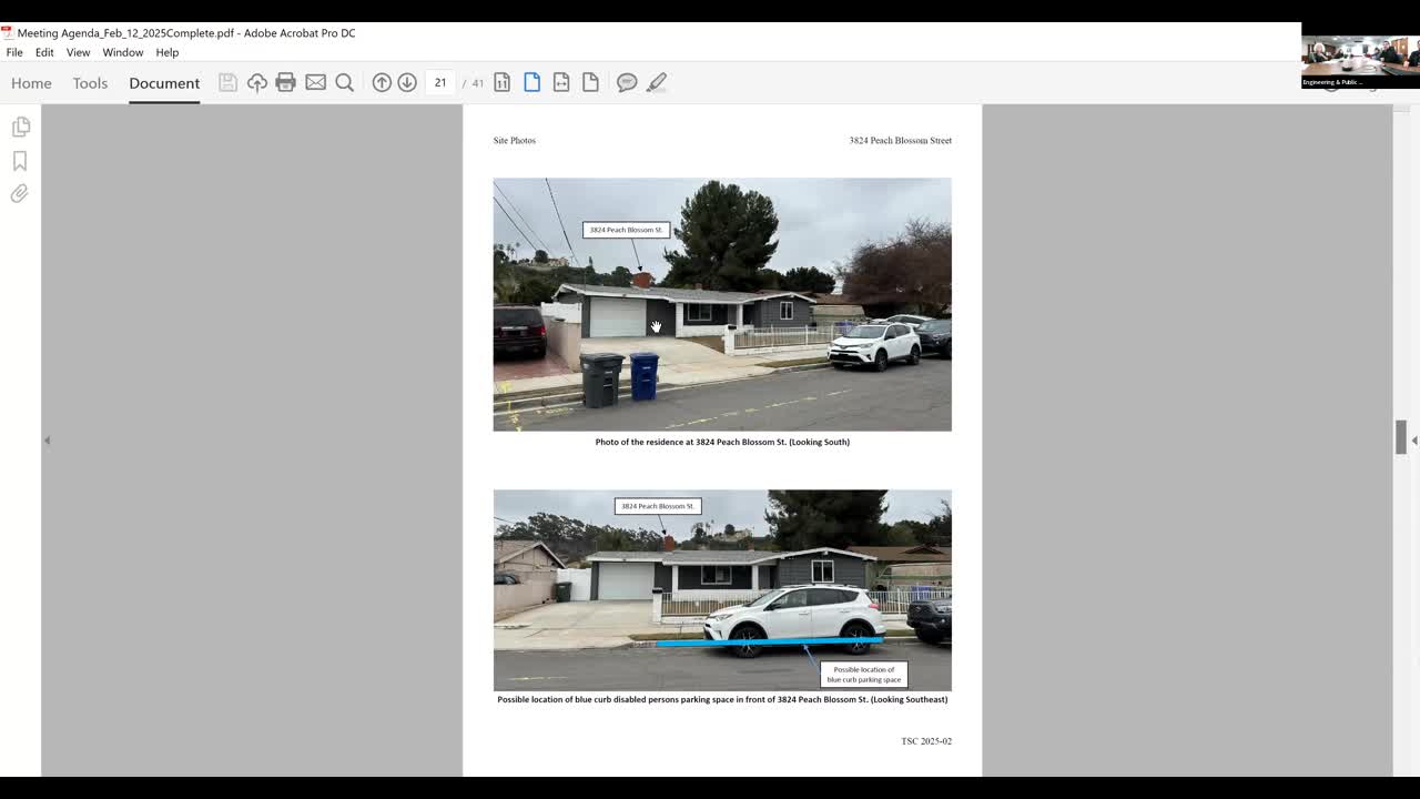 City staff recommends adding accessible parking space in residential area