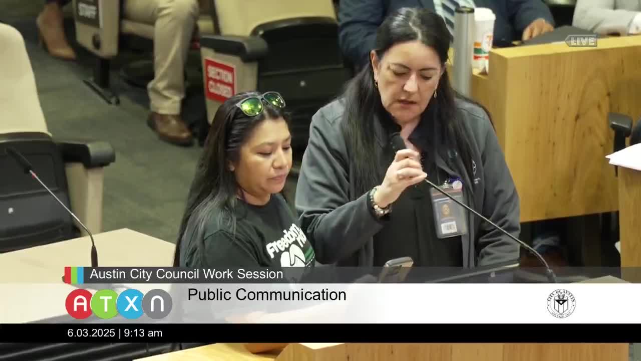 Kendi Reyes urges council to vote against item 67 for youth and community welfare