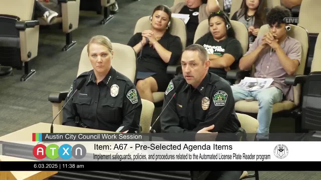 Austin Police Chief defends ALPR use amidst ACLU concerns on privacy rights