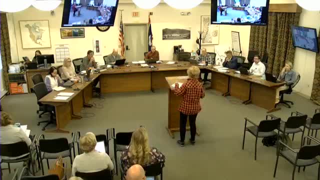 Kathy Tompkins addresses traffic safety concerns on Rangeview Drive during construction