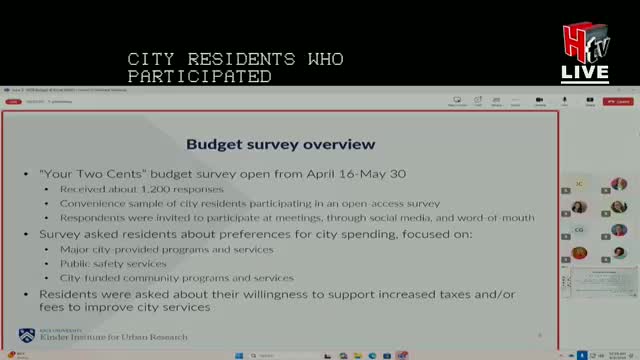 Houston residents support increased spending for infrastructure and homelessness services