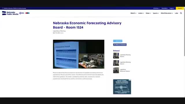 Advisory board adopts lower revenue forecast after April receipts fall short; members flag PTET and tariff risks