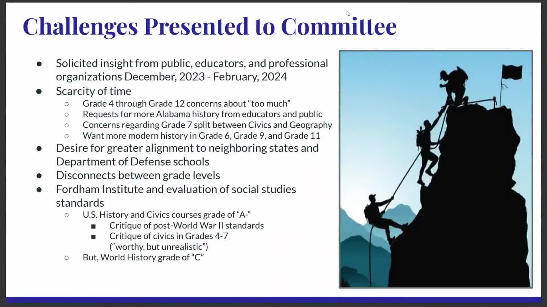 Alabama educators revamp K-12 social studies standards to enhance student engagement